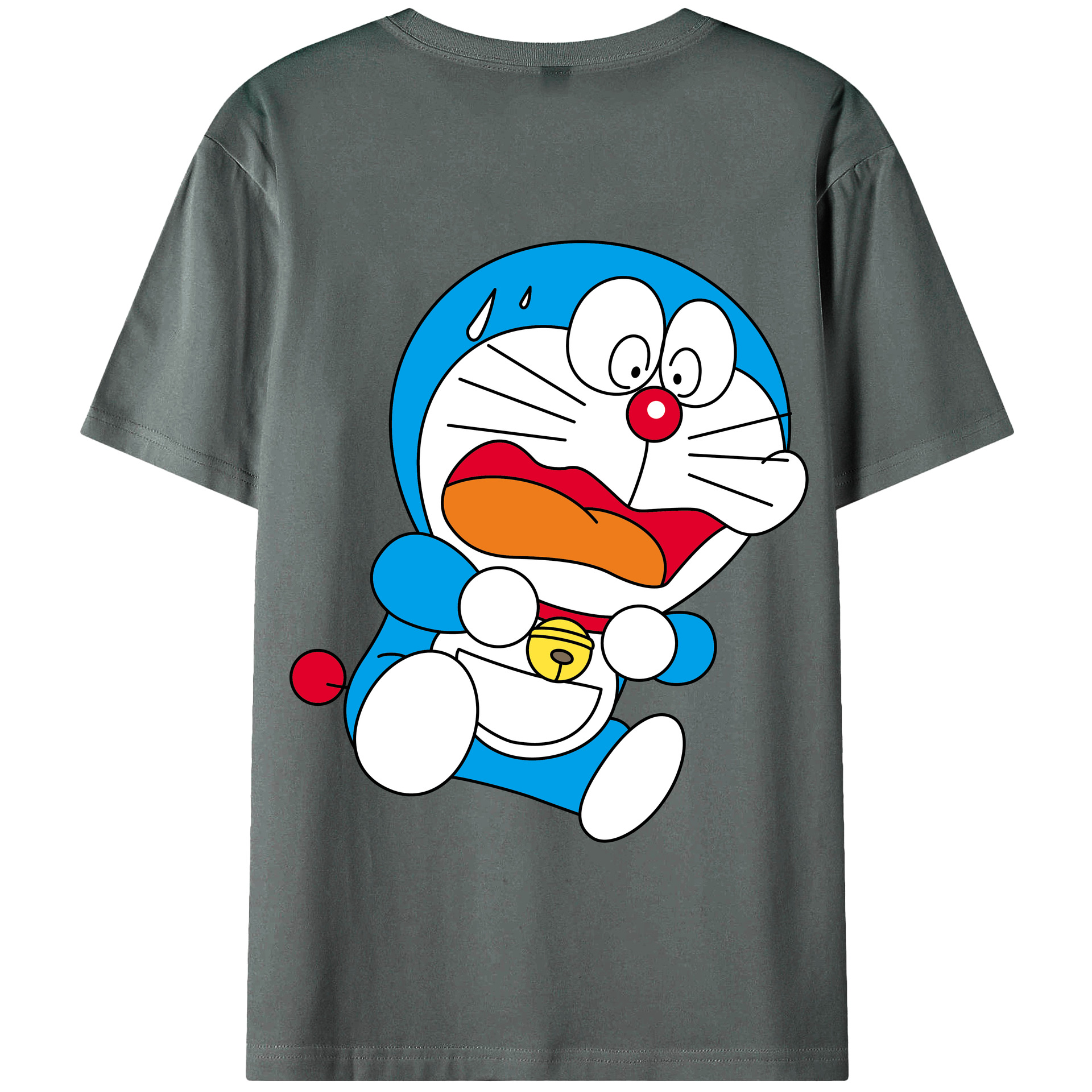 （画像用） ドラえもん Doraemon 綿100％半袖Tシャツ（背面プリント）